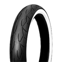 Vee Rubber VRM302 White Wall Rear Tyre 150/80 B-16 77H Tubeless