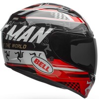 Bell Qualifier DLX MIPS Helmet Isle of Man Black/Red