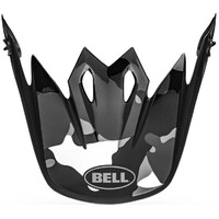 Bell Replacement Peak Presence Matte/Gloss Titanium Camo for MX-9 Helmets
