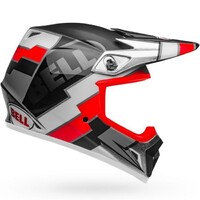 Bell MX-9 MIPS Helmet Twitch Replica Matte Black/Red/White