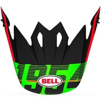Bell Replacement Peak Strike Matte Infrared/Green/Black for MX-9 Helmets