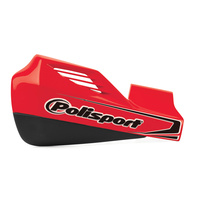 Polisport 75-830-64R MX Rocks Handguards & Universal Fitting Kit Red
