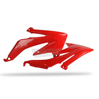 Polisport 75-841-13R4 Radiator Shrouds Red for Honda CRF450R 05-08