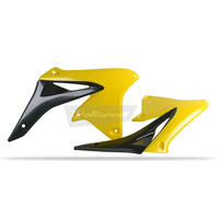 Polisport 75-841-36Y Radiator Shrouds Yellow for Suzuki RM-Z250 10-17