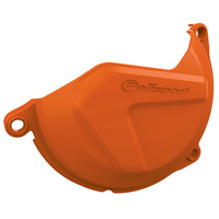 Polisport 75-844-77O Clutch Cover Orange for KTM XCF/SXF 450 13-15/EXC/XCW 450/500 12-16