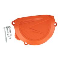 Polisport 75-847-46O Clutch Cover Protector Orange for KTM XC/SX 250/300 08-12/EXC/XCW 250/300 18-12