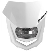 Polisport 75-865-74WW Halo Headlight White/White