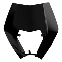 Polisport 75-866-67K Headlight Surround Black for KTM EXC/EXCF 08-13