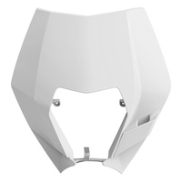 Polisport 75-866-67W Headlight Surround White for KTM EXC/EXCF 08-13