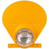 Polisport 75-866-79DY Preston Petty LED Headlight Front Number Plate Dark Yellow