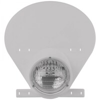 Polisport 75-866-79W Preston Petty LED Headlight Front Number Plate White