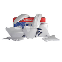 Polisport 75-901-51 MX Plastics Kit White for Yamaha YZ125/250 02-14