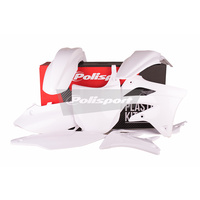 Polisport 75-904-64 MX Plastics Kit White for Kawasaki KX450F 12