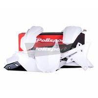 Polisport 75-905-82 MX Plastics Kit White for Yamaha YZ250F 14-18/YZF450F 14-17
