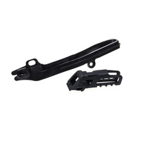 Polisport 75-905-94 Chain Guide & Slider Kit Black for Honda CRF250R 10/CRF450R 09-10