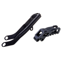 Polisport 75-905-96 Chain Guide & Slider Kit Black for Honda CR125/250 02-04/CRF450R 03-04