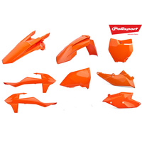 Polisport 75-907-00 MX Plastics Kit Orange for KTM SX/SX-F 16-18 Models