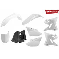 Polisport 75-907-17 Restyle MX Plastics Kit White for Yamaha YZ125/250 02-19