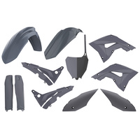 Polisport 75-908-75 Restyle MX Plastics Kit (Inc. Air Box Covers) Nardo Grey for Honda CR125/250 02-07