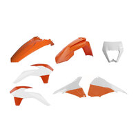 Polisport 75-908-78 Restyle Enduro Plastics Kit OEM Colours (Inc. Headlight Mask) for KTM EXC/EXC-F 14-16