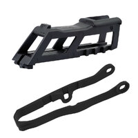 Polisport 75-910-62 Chain Guide & Slider Kit Black for Kawasaki KX250F 21-22/KX450F 19-22