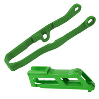Polisport 75-910-63 Chain Guide & Slider Kit Green for Kawasaki KX250F 21-22/KX450F 19-22