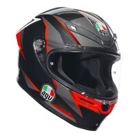 AGV K6 S Slashcut Black/Red Helmet