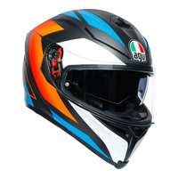 AGV K5 S Core Matte Black/Blue/Orange Helmet
