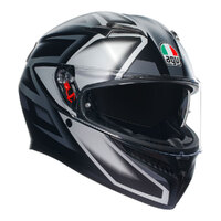 AGV K3 Compound Matte Black/Grey Helmet
