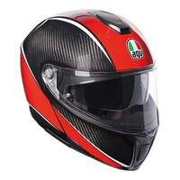 AGV Sportmodular Helmet Aero Carbon/Red
