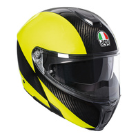 AGV Sportmodular Hi-Vis Carbon/Fluro Yellow Helmet