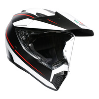 AGV AX9 Helmet Pacific Road Multi Helmet Matte Black/White/Red