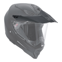 AGV Replacement Peak w/Aluminium Screws for AX-8 Dual Carbon Helmet Matte Carbon