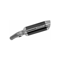 Arrow 71702AON Street Thunder Dark Aluminium Slip-On Muffler w/Steel End Cap for Suzuki GSX-R 600/GSX-R 750 06-07