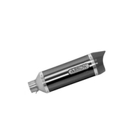 Arrow 71729AKN Thunder Dark Aluminium Slip-On Muffler w/Carbon End Cap for Suzuki GSX-R 600 08-10/GSX-R 750 08-10