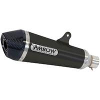 Arrow 71817XKN X-Kone Dark Nichrom Slip-On Muffler w/Carbon End Cap for Yamaha MT-07 14-20/Tracer 700 16-19