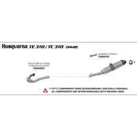 Arrow 72094PD Titanium Collector Pipe for Husqvarna TE 310/TC 310 10-11