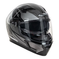 Nitro N2600 Uno DVS Helmet Fortis Black/Gunmetal/Silver