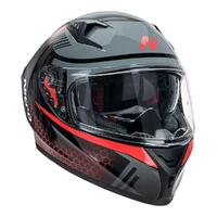 Nitro N501 Black/Red Helmet