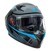 Nitro N501 Black/Blue Helmet
