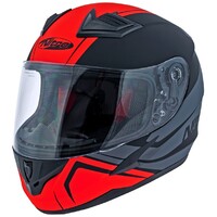 Nitro N2300 Junior Helmet Rogue Satin Black/Gunmetal/Safety Red