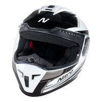 Nitro N700 Black/White/Gunmetal Helmet