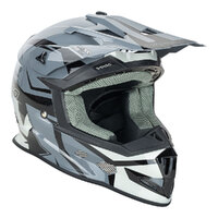 Nitro MX700 Helmet Satin Black/Gunmetal