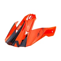 Nitro Replacement Peak for MX620 Helmet Podium Black/Orange