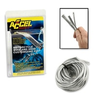 ACCELL SLEEVE KIT FOR WIRE & HOSE CHROME