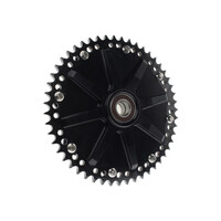 Alloy Art AA-G2CC51-11 Cush Drive Chain Sprocket Kit w/51T Sprocket for Touring 09-Up