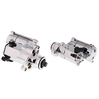 All Balls Racing ABR-80-1014 1.4kw Starter Motor Chrome for Softail 07-17/Dyna 06-17/Touring 07-16