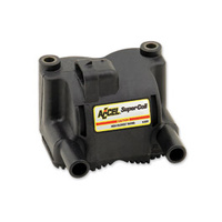 Accel ACL-140410 Ignition Coil Black for Softail 01-06/Dyna 04-11/Touring 02-07 w/Delphi EFI