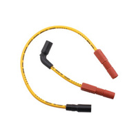 Accel 171110Y 8mm Spark Plug Wire Set Yellow for Sportster 07-Up