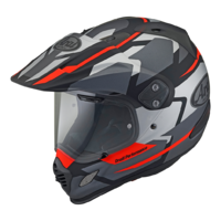 Arai XD-4 Depart Matte Grey/Red Helmet